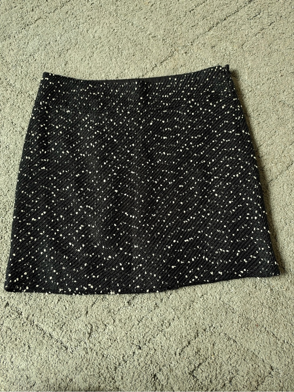 The Limited Black Mini Skirt with White Fleck